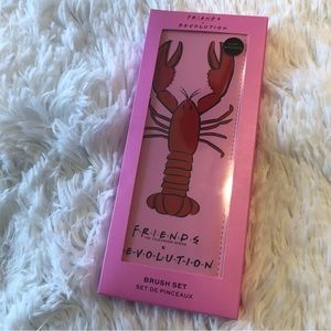 Revolution brush sets designed after the TV show Friends with lobster design